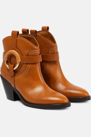 See by Chloé See By Chloé Bottines santiags Hana en cuir