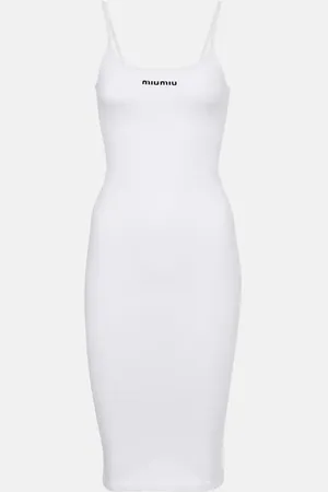 Miu Miu Robe en coton mélangé