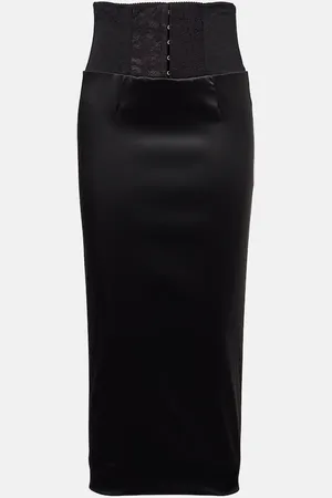 Dolce & Gabbana Jupe midi en satin