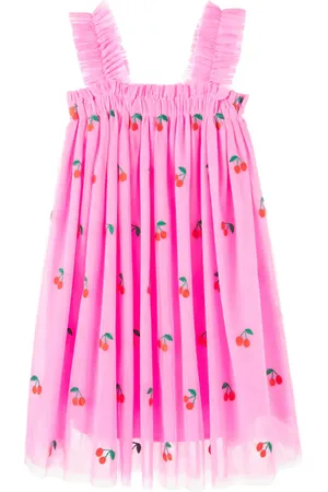 Stella McCartney Robe brodée en tulle