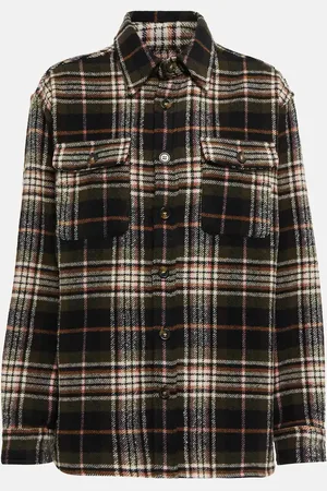 Marant Etoile Surchemise Ebbaz à carreaux