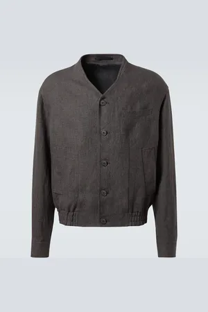 Giorgio Armani Veste blouson en lin