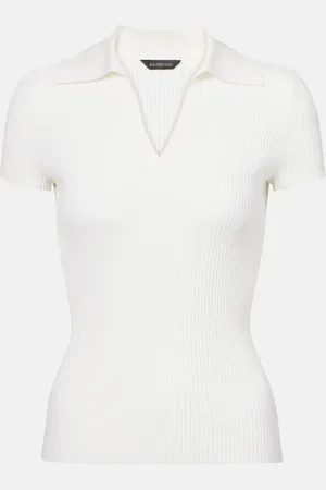 Balenciaga Polo en laine mélangée