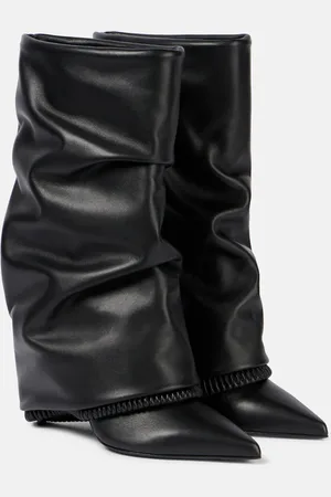 Balmain Bottes Trouser en cuir