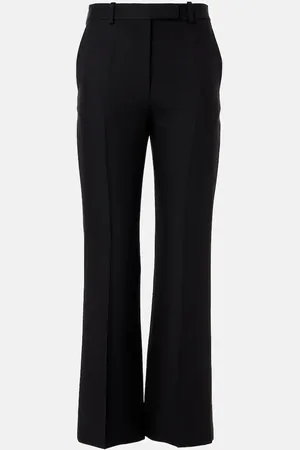 Loro Piana Pantalon droit Nash en laine et soie