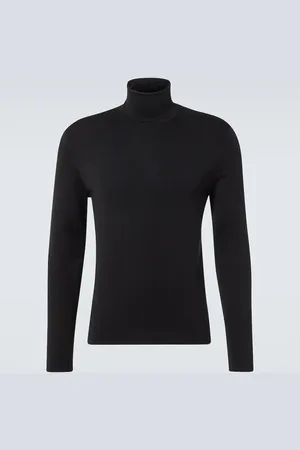 Loro Piana Pull à col roulé en soie