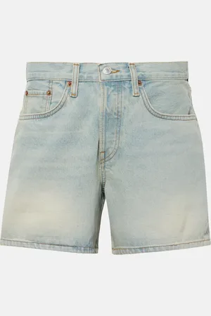 RE/DONE Short à taille mi-haute en jean