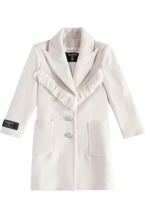 Balmain Manteau en laine et cachemire