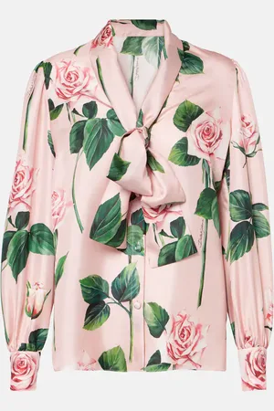 Dolce & Gabbana Blouse en soie à fleurs