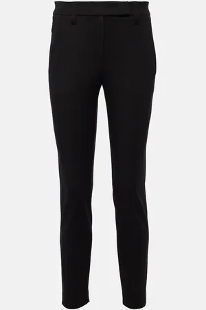 Brunello Cucinelli Pantalon slim en coton mélangé