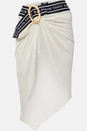 Balmain Paréo en coton mélangé