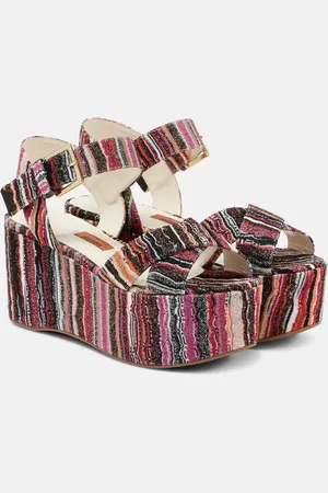 Missoni Sandales Julia à plateforme