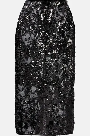 Victoria Beckham Jupe midi à sequins
