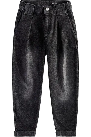 Balmain Jean fuselé à taille haute