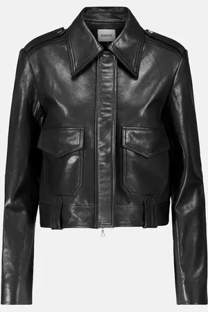 Khaite Veste courte Cordelia en cuir