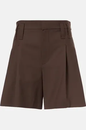 Brunello Cucinelli Bermuda Monili en laine mélangée
