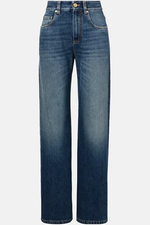 Brunello Cucinelli Jean droit à taille basse