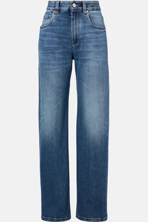 Brunello Cucinelli Jean droit à taille basse