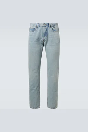 Frame Jean droit The Straight à taille mi-haute