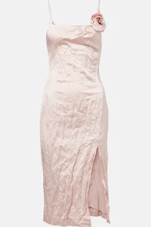 BLUMARINE Robe midi en satin