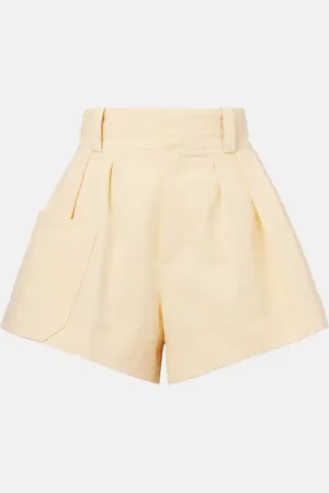 Chloé Chloé Short à taille haute en coton