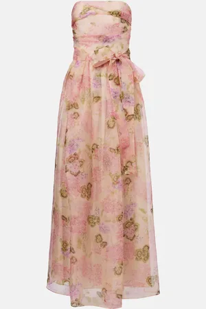 Max Mara Robe longue Lisetta en soie à fleurs