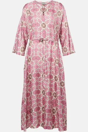 Max Mara Robe longue Fulvia imprimée en soie