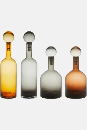 POLSPOTTEN Set de 4 bouteilles Bubbles & Bottles L