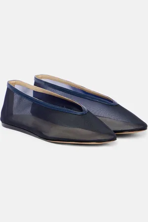 Le Monde Beryl Le Monde Béryl Ballerines Luna en résille et cuir
