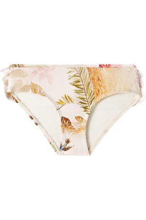 ZIMMERMANN Culotte de bikini Rhiannon à fleurs