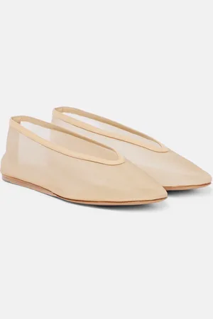 Le Monde Beryl Le Monde Béryl Ballerines Luna en résille et cuir