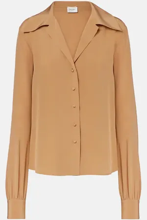 Saint Laurent Blouse en crêpe de soie