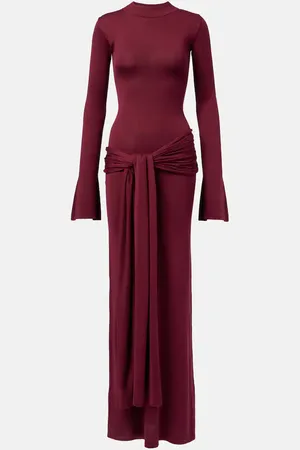 AYA MUSE Robe longue en soie mélangée