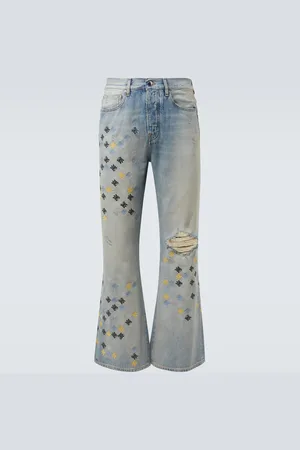 AMIRI Jean flare Ma Quad brodé