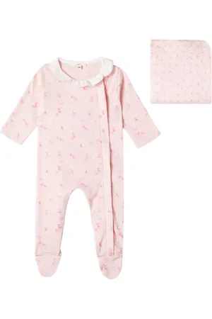 Chloé Chloé Kids Bébé - Set de grenouillère et couverture en coton