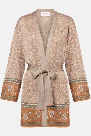 VALENTINO Cardigan en jacquard lamé