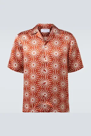 Frescobol Carioca Chemise Roberto imprimée en soie