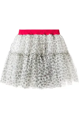 MONNALISA Jupe en tulle à motif léopard