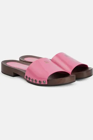 Miu Miu Mules en cuir verni