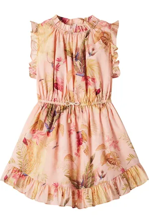 ZIMMERMANN Robe Rhiannon en coton à fleurs