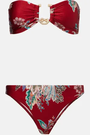ZIMMERMANN Bikini Rhiannon à motif cachemire