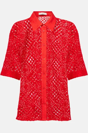 SIR Chemise Rayure en crochet de coton