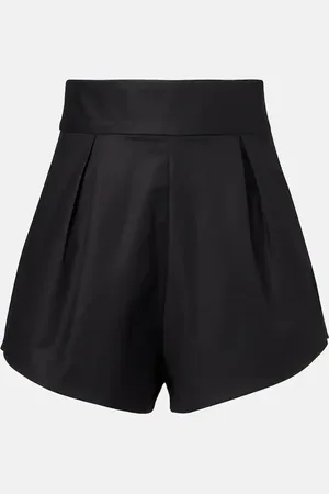Adriana Degreas Short à taille haute en coton mélangé