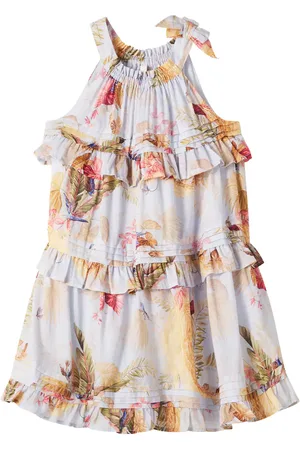 ZIMMERMANN Robe Rhiannon en coton à fleurs