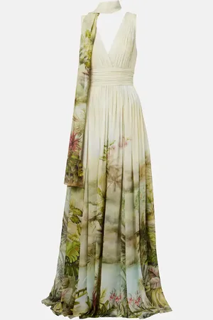 Elie saab Robe longue imprimée