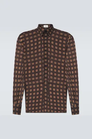 Saint Laurent Chemise imprimée en laine