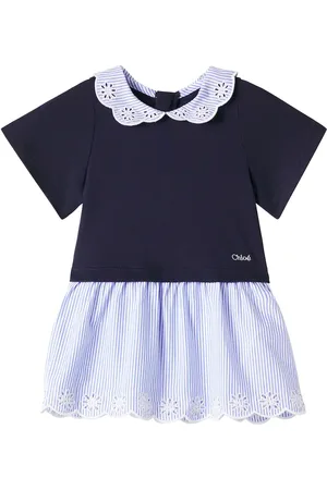 Chloé Chloé Kids Bébé – Robe rayée en coton