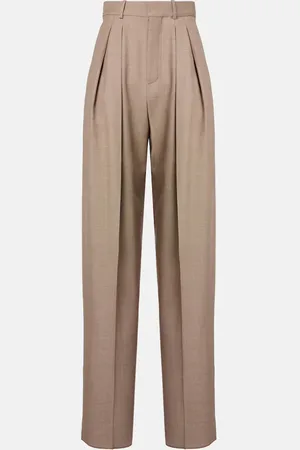 Saint Laurent Pantalon ample en laine