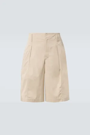 LEMAIRE Bermuda Maxi en sergé de coton