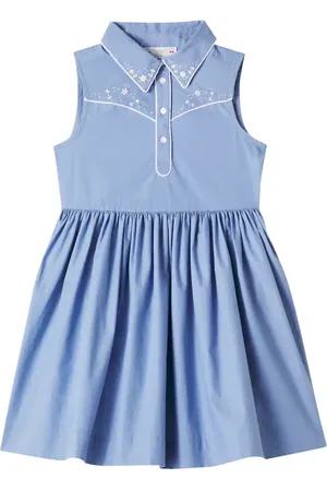 BONPOINT Robe Ermance brodée en coton